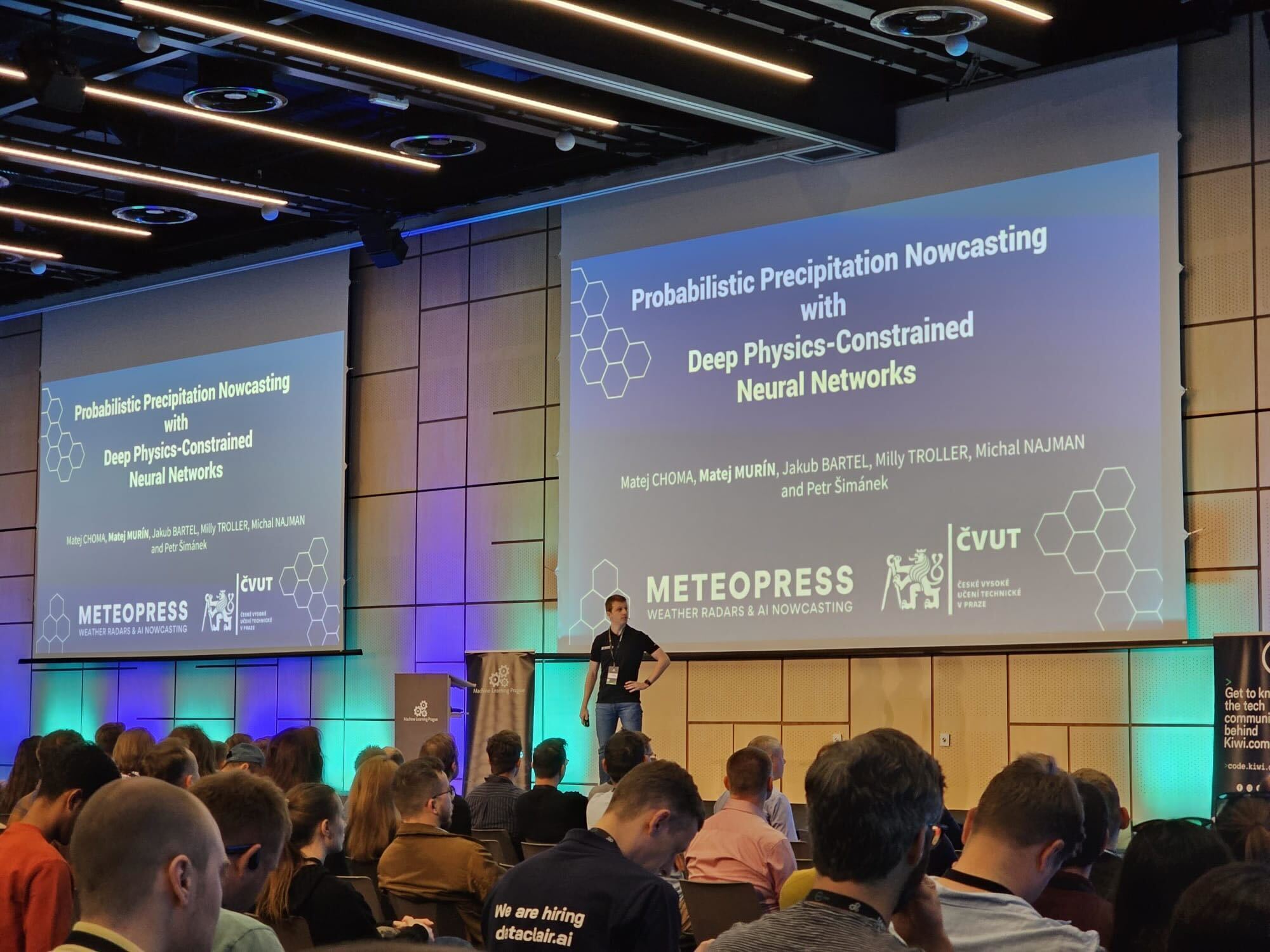 Meteopress Brought Weather AI Research to ML Prague 2023